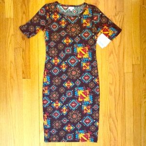 NWT LuLaRoe Julia Pattern Print Dress